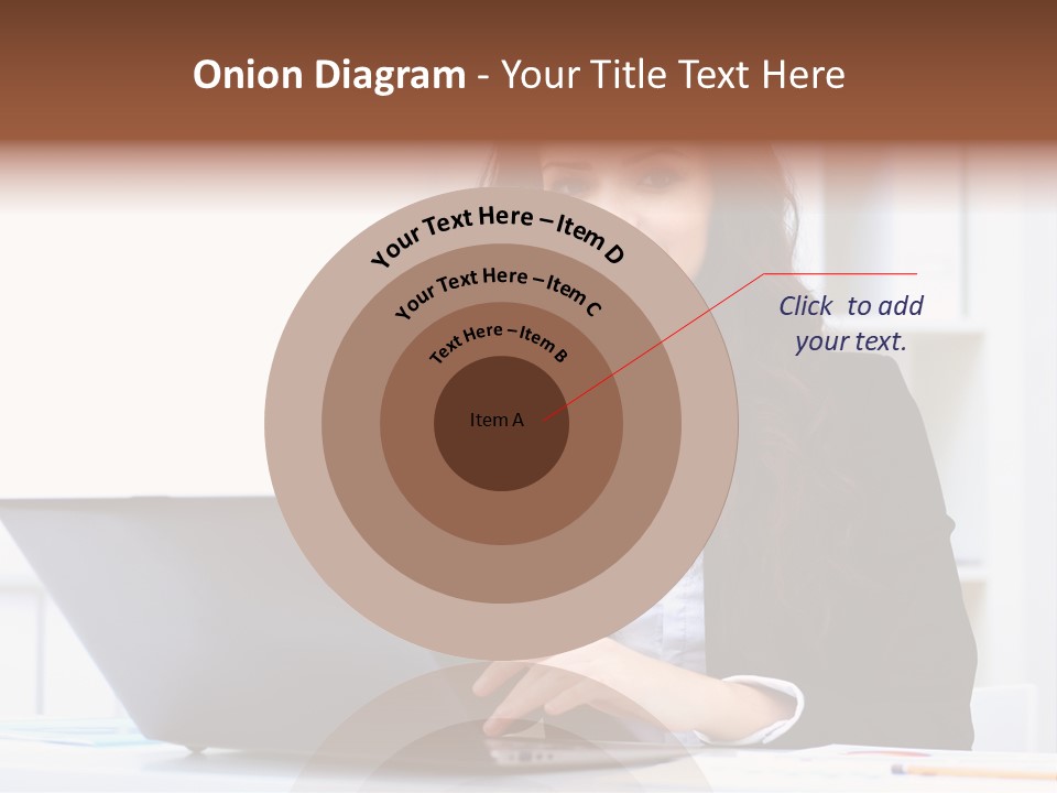 Portrait Young Professional PowerPoint Template