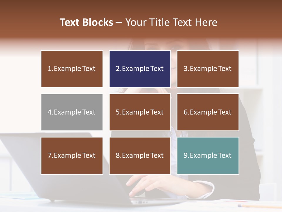 Portrait Young Professional PowerPoint Template
