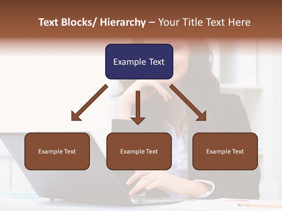 Portrait Young Professional PowerPoint Template