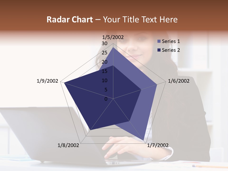 Portrait Young Professional PowerPoint Template