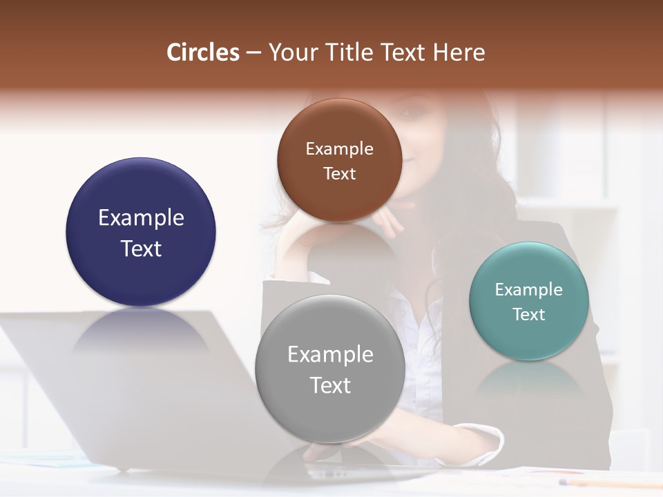 Portrait Young Professional PowerPoint Template