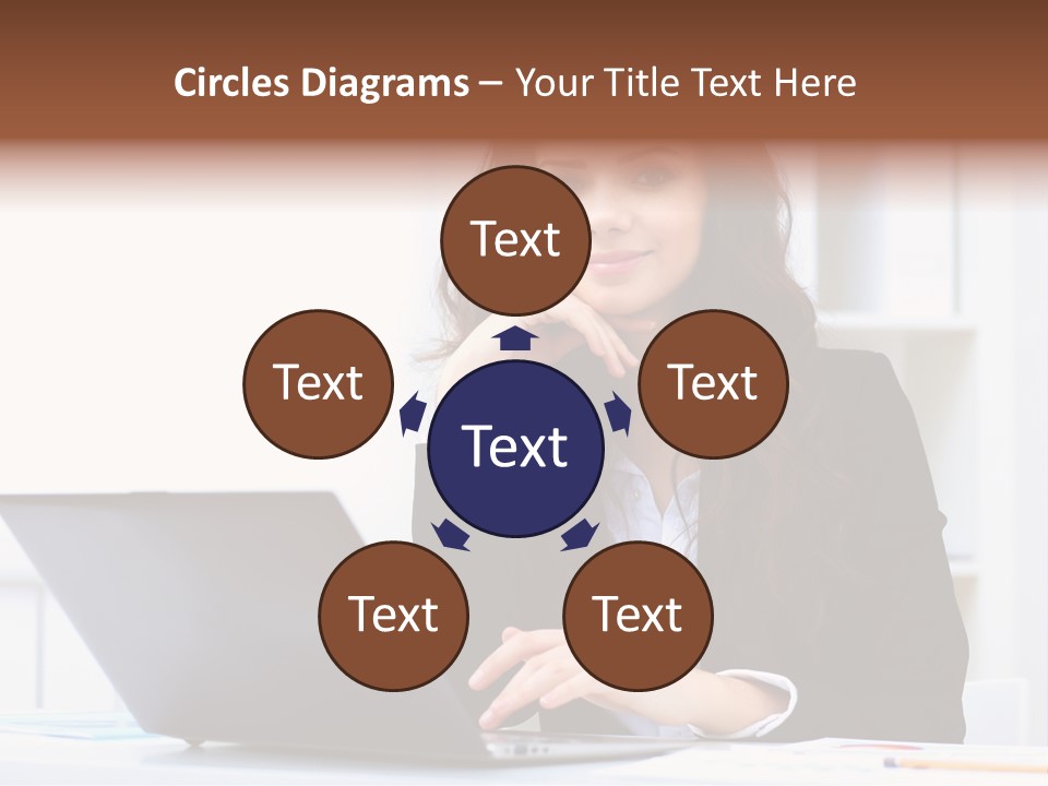 Portrait Young Professional PowerPoint Template