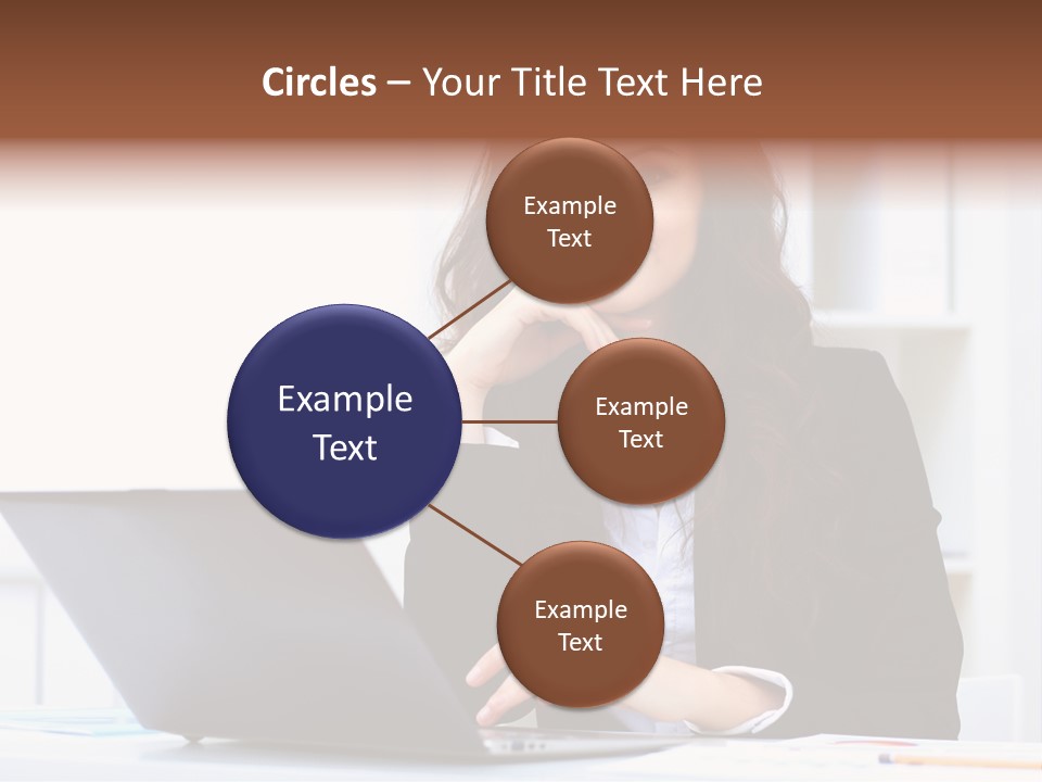 Portrait Young Professional PowerPoint Template
