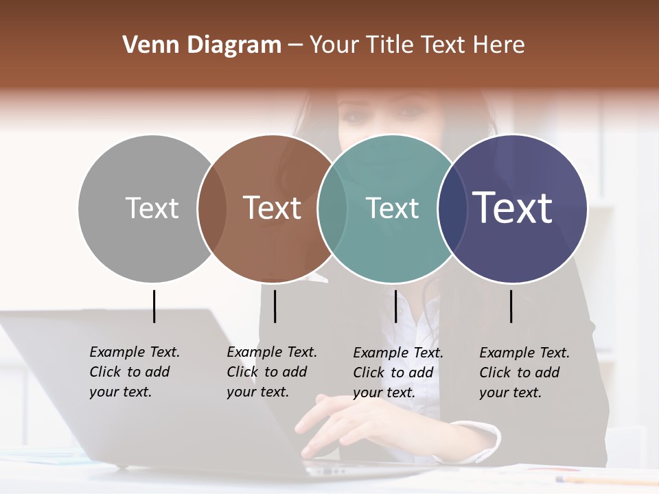 Portrait Young Professional PowerPoint Template