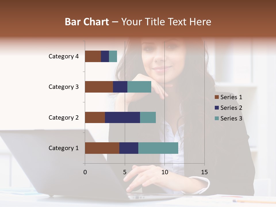 Portrait Young Professional PowerPoint Template