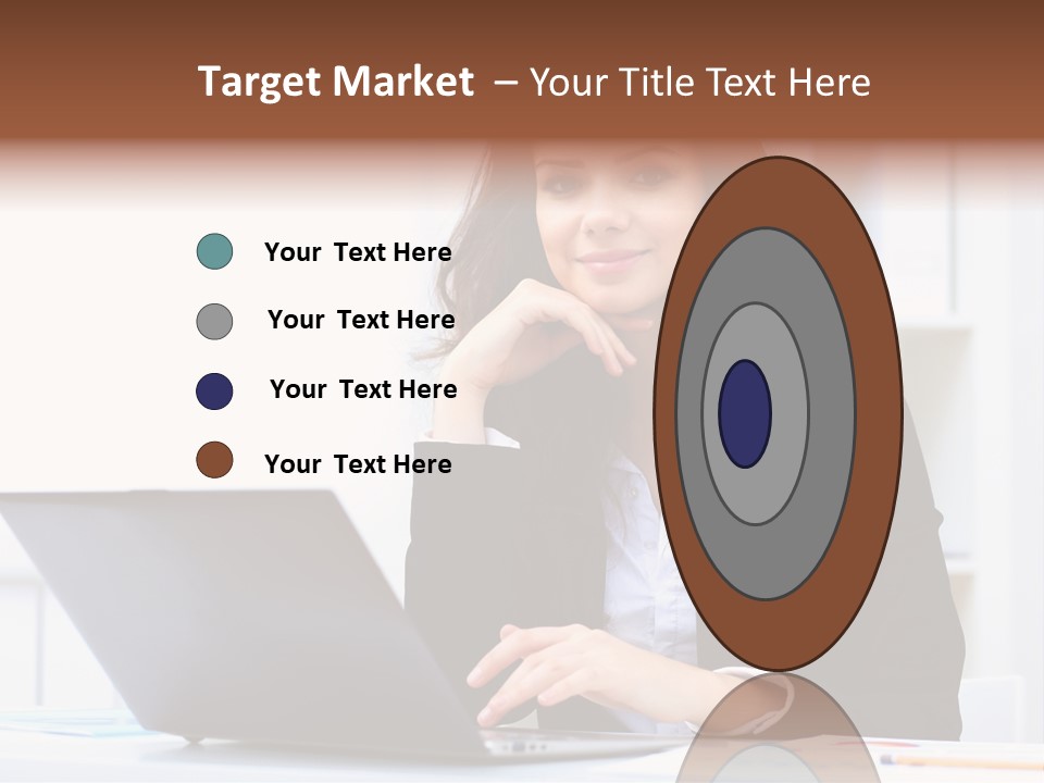 Portrait Young Professional PowerPoint Template