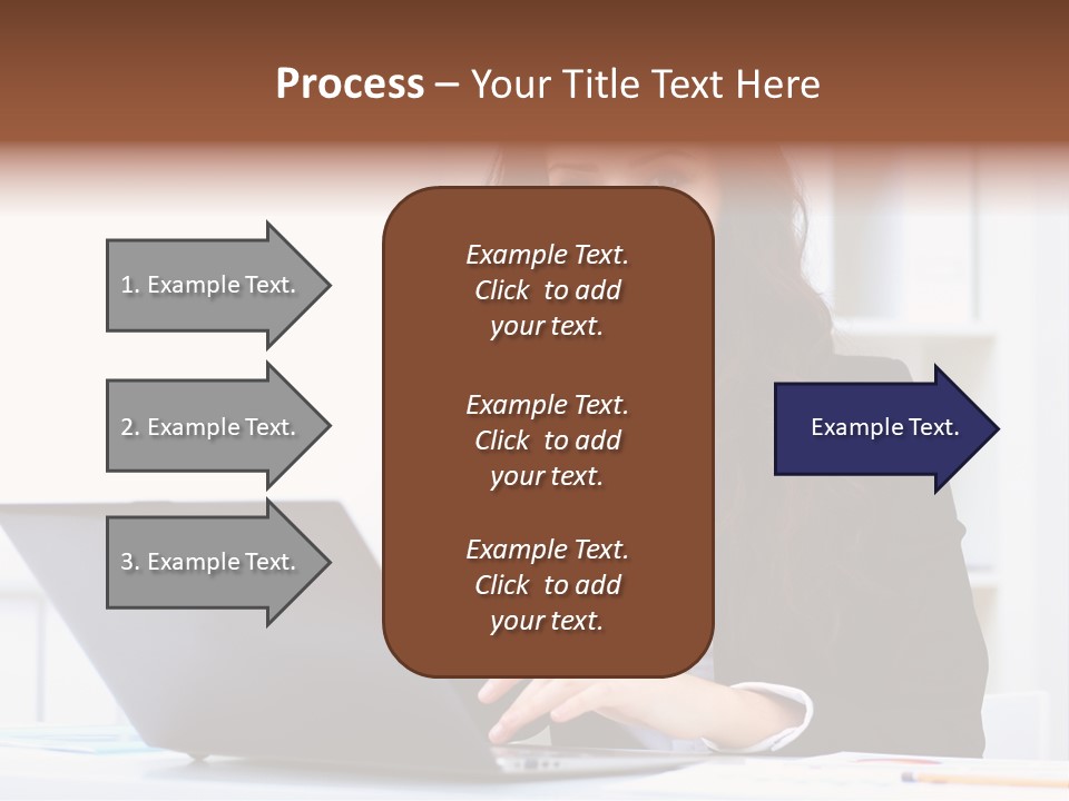 Portrait Young Professional PowerPoint Template