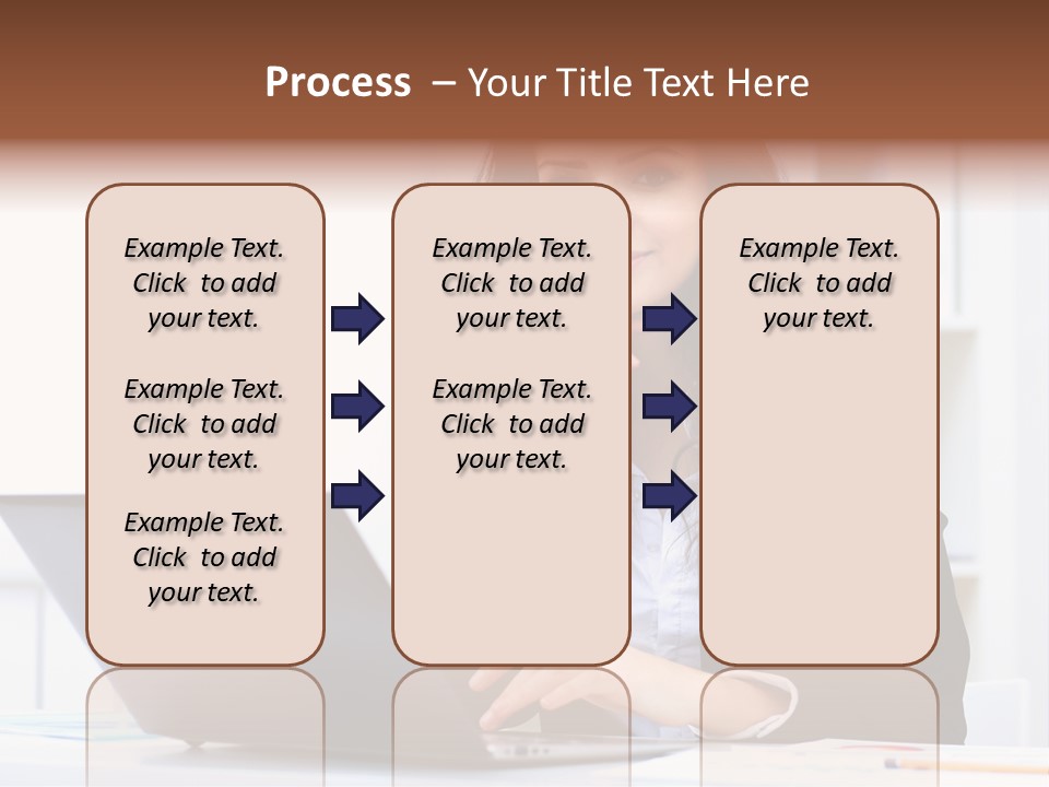 Portrait Young Professional PowerPoint Template