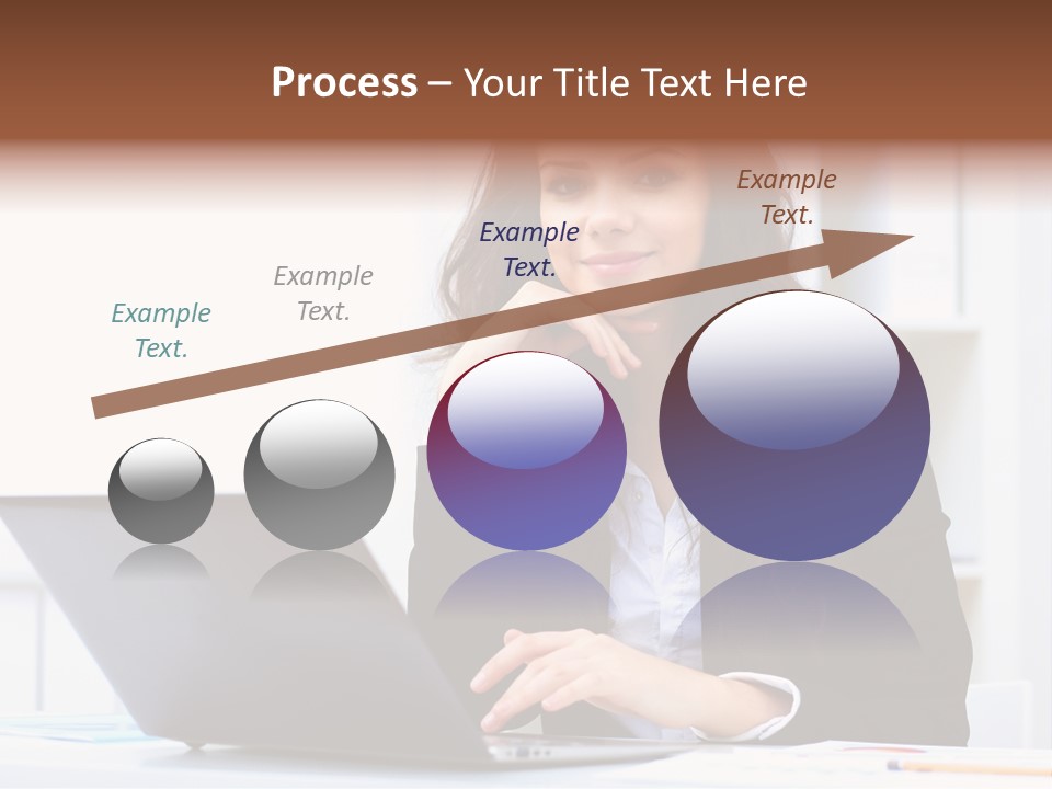 Portrait Young Professional PowerPoint Template