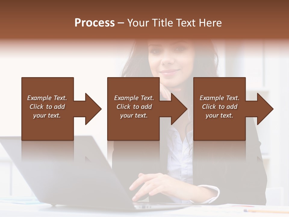 Portrait Young Professional PowerPoint Template