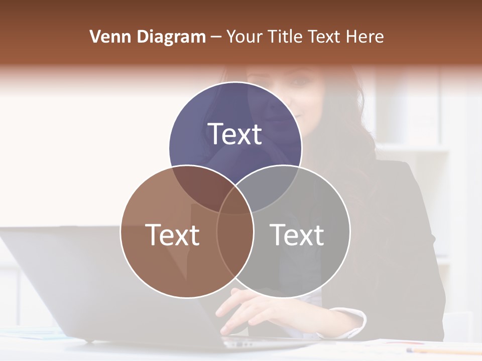 Portrait Young Professional PowerPoint Template