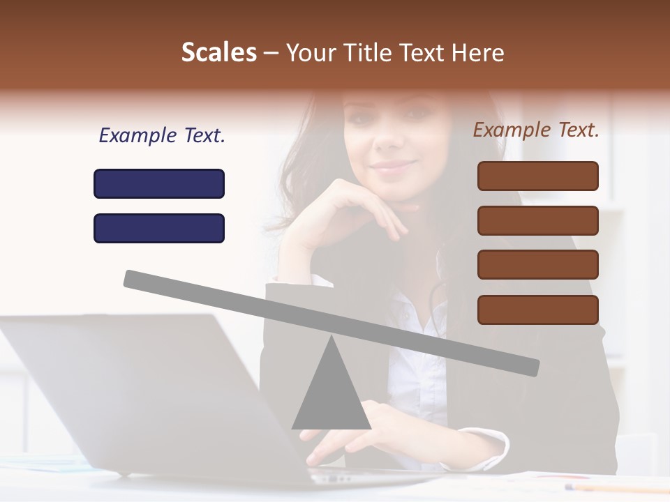 Portrait Young Professional PowerPoint Template