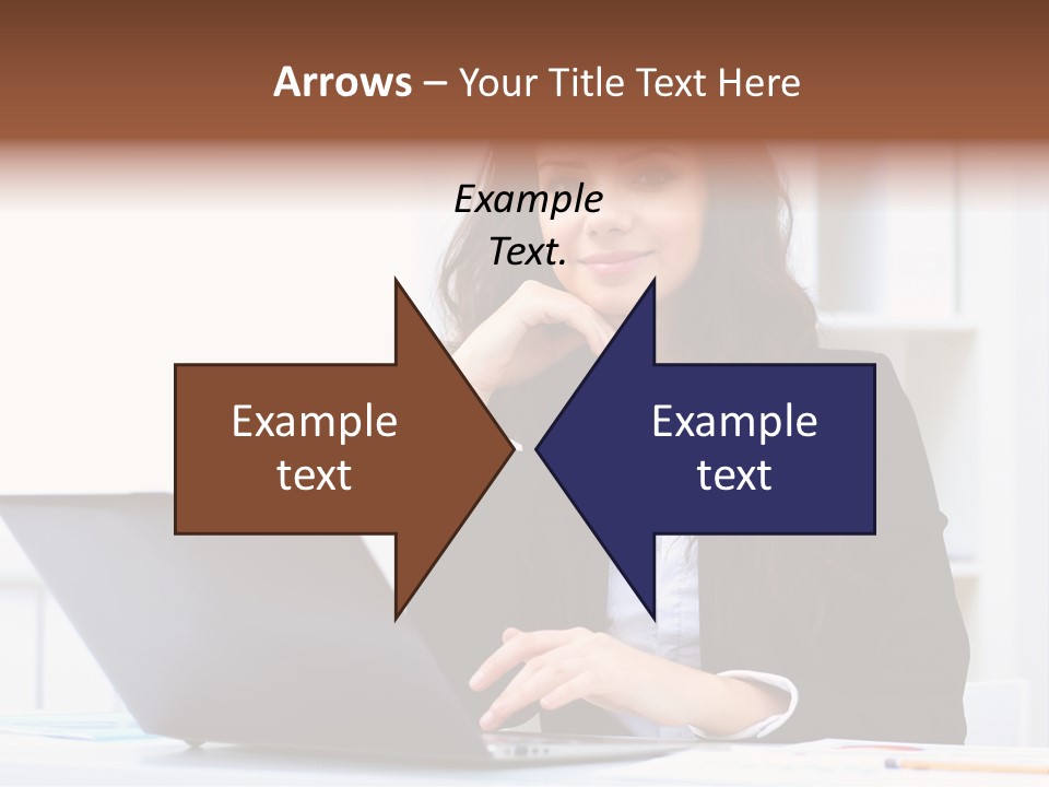 Portrait Young Professional PowerPoint Template