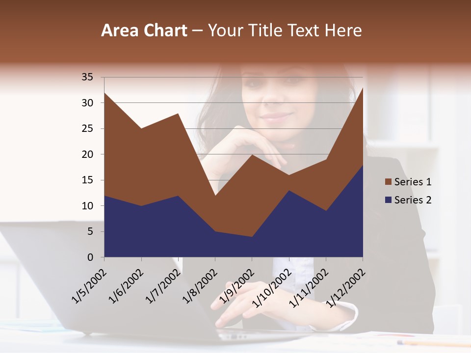 Portrait Young Professional PowerPoint Template