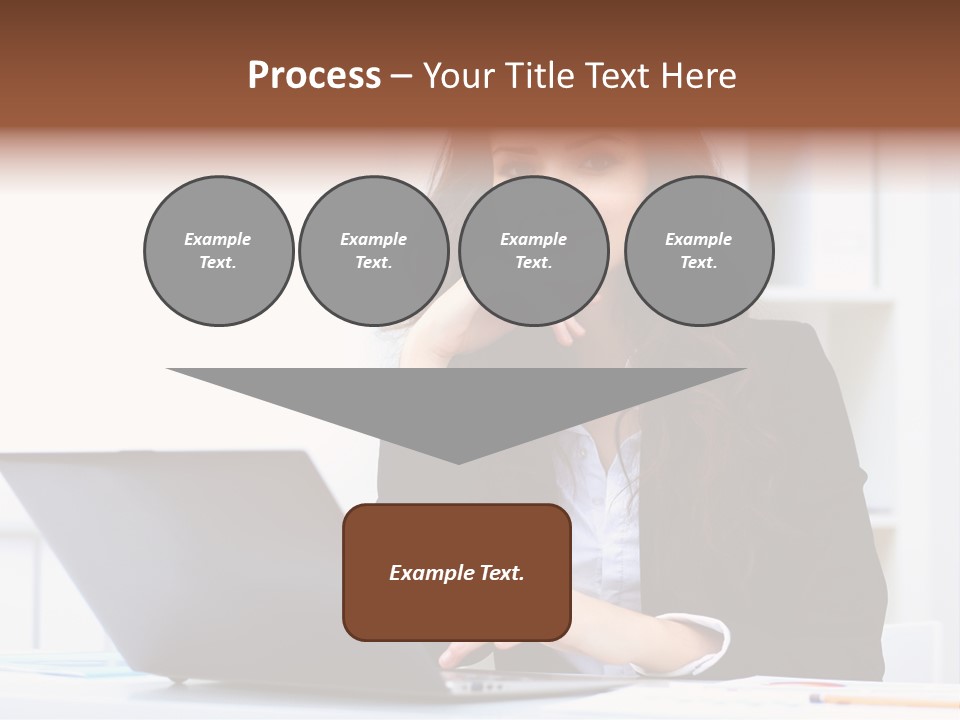 Portrait Young Professional PowerPoint Template