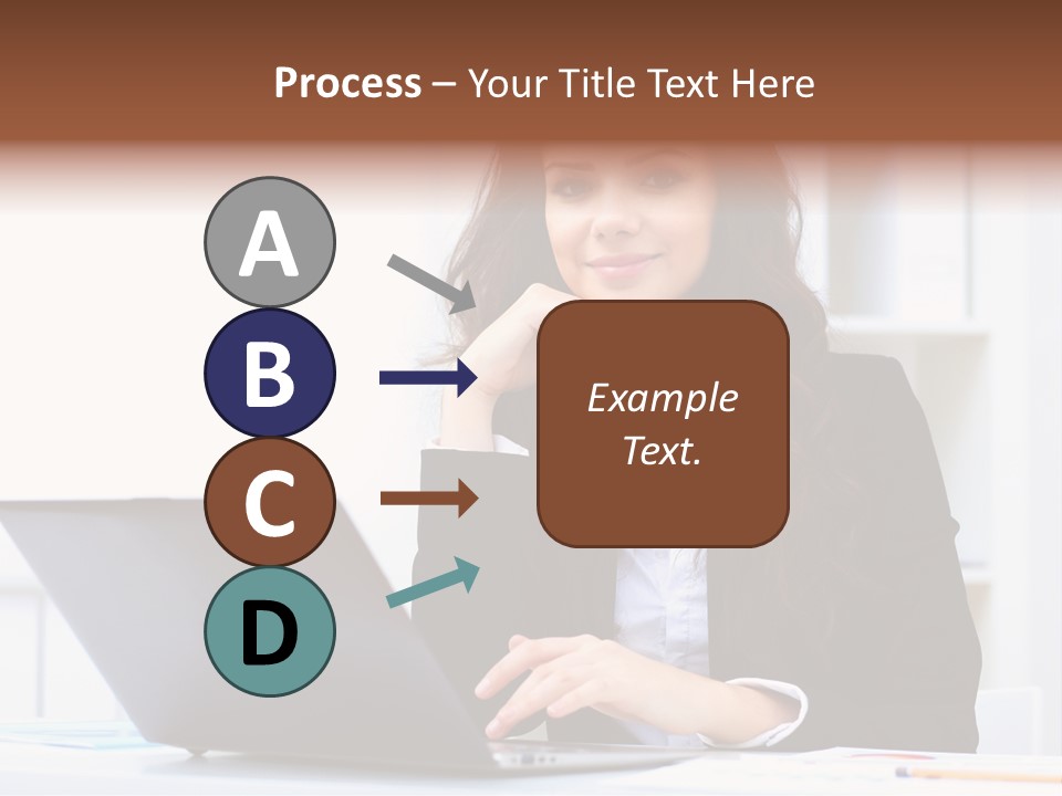Portrait Young Professional PowerPoint Template