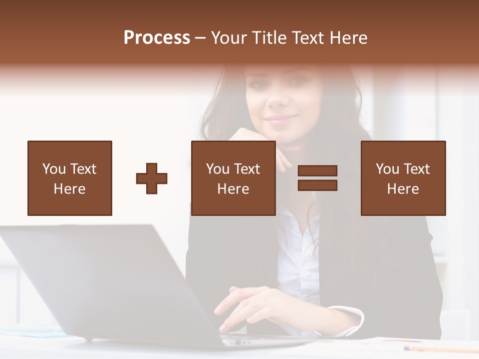 Portrait Young Professional PowerPoint Template