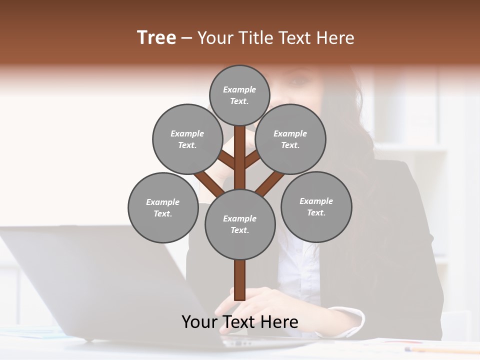 Portrait Young Professional PowerPoint Template