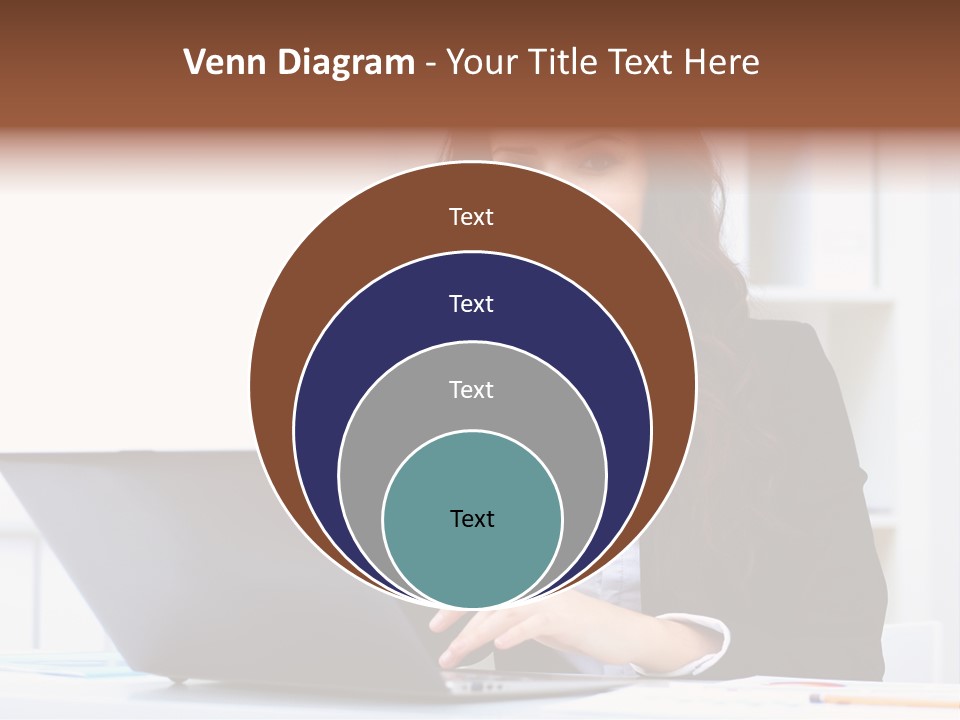 Portrait Young Professional PowerPoint Template