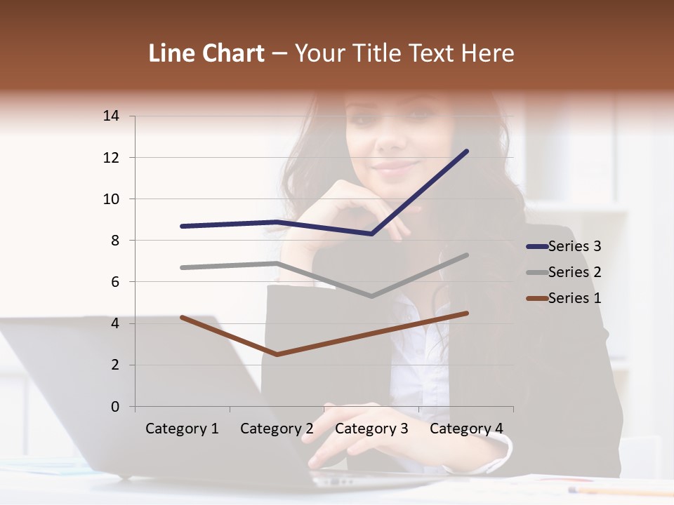 Portrait Young Professional PowerPoint Template