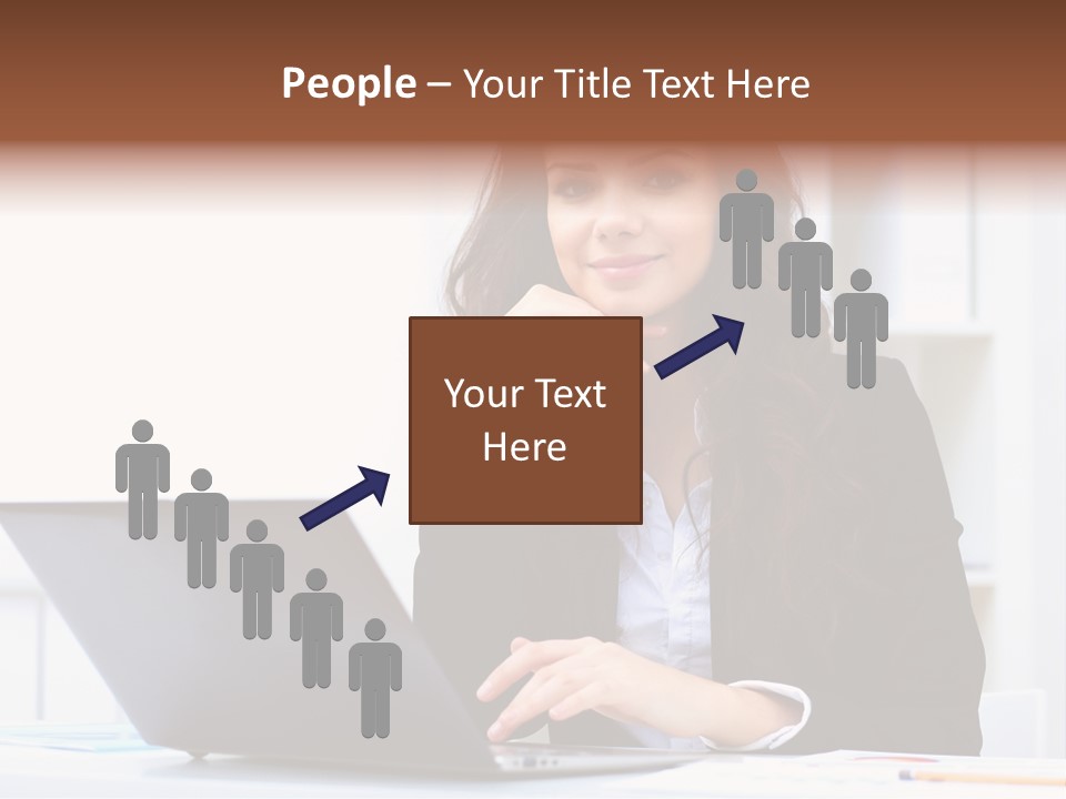 Portrait Young Professional PowerPoint Template