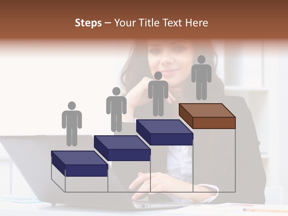 Portrait Young Professional PowerPoint Template