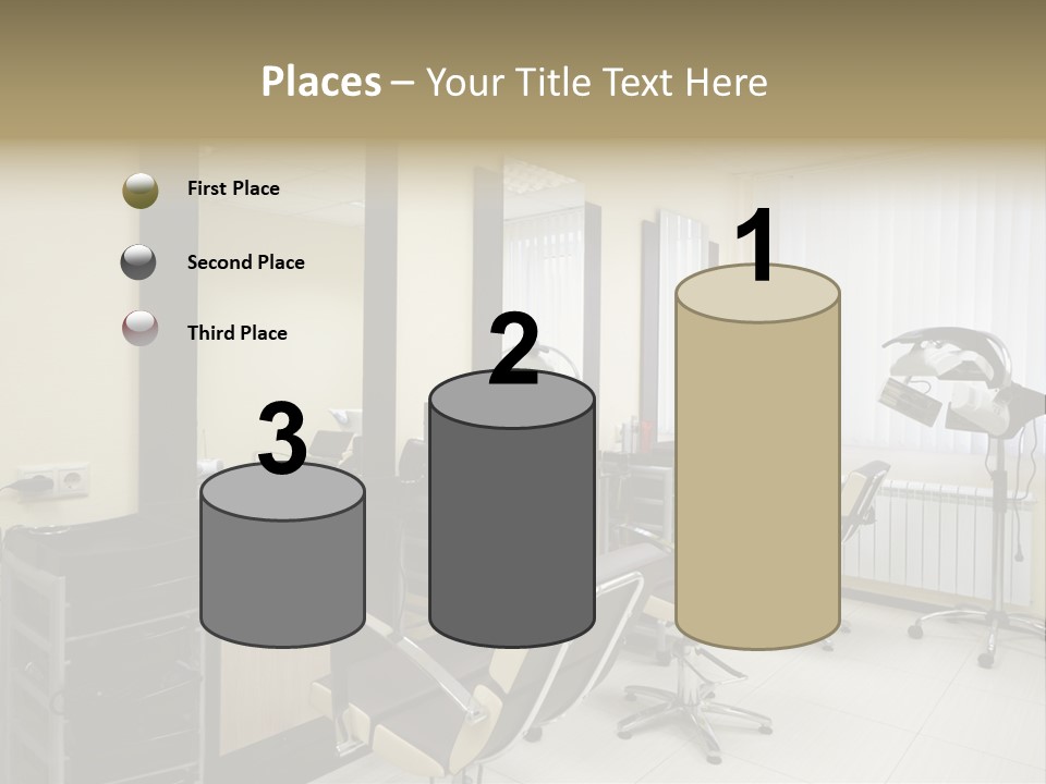 Armchair Barber Barbershop PowerPoint Template