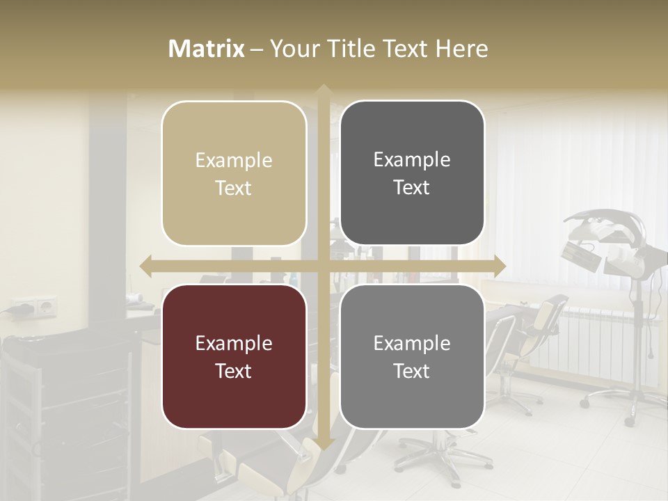 Armchair Barber Barbershop PowerPoint Template