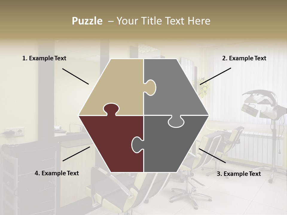 Armchair Barber Barbershop PowerPoint Template