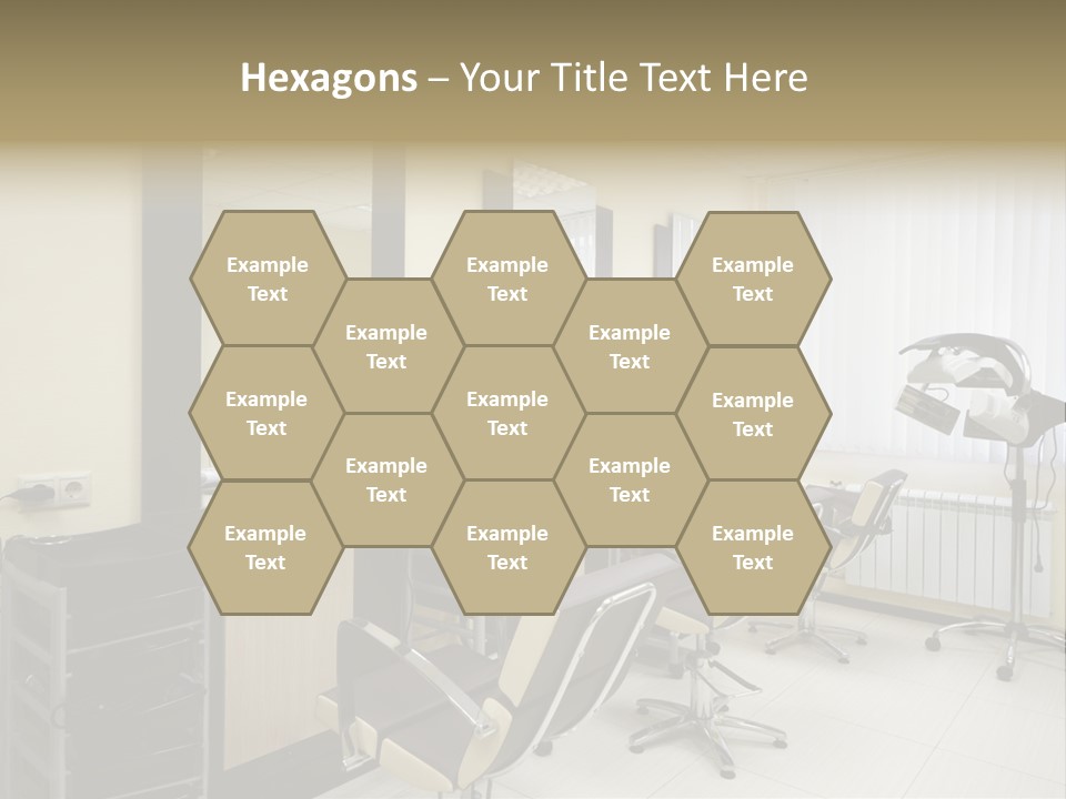 Armchair Barber Barbershop PowerPoint Template