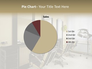 Armchair Barber Barbershop PowerPoint Template