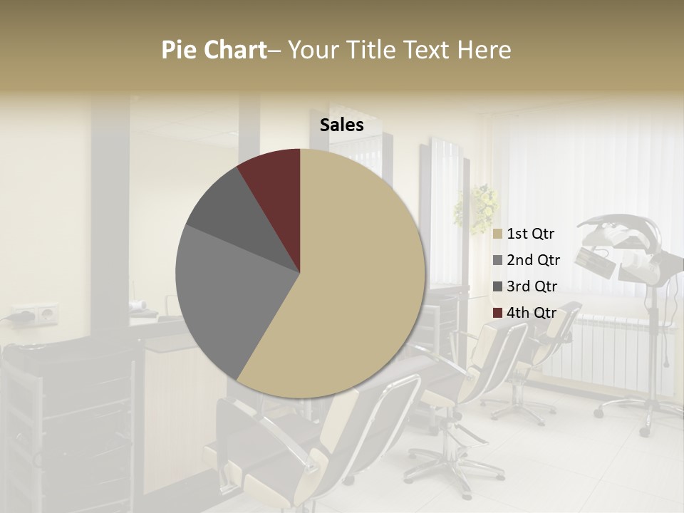 Armchair Barber Barbershop PowerPoint Template