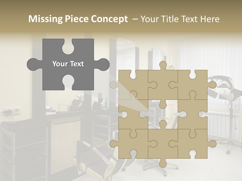 Armchair Barber Barbershop PowerPoint Template