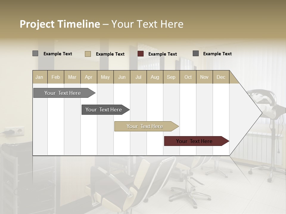 Armchair Barber Barbershop PowerPoint Template