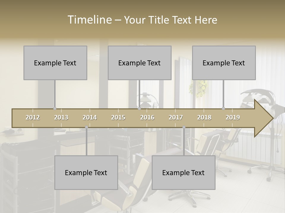 Armchair Barber Barbershop PowerPoint Template