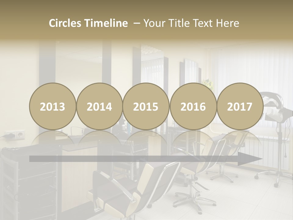 Armchair Barber Barbershop PowerPoint Template