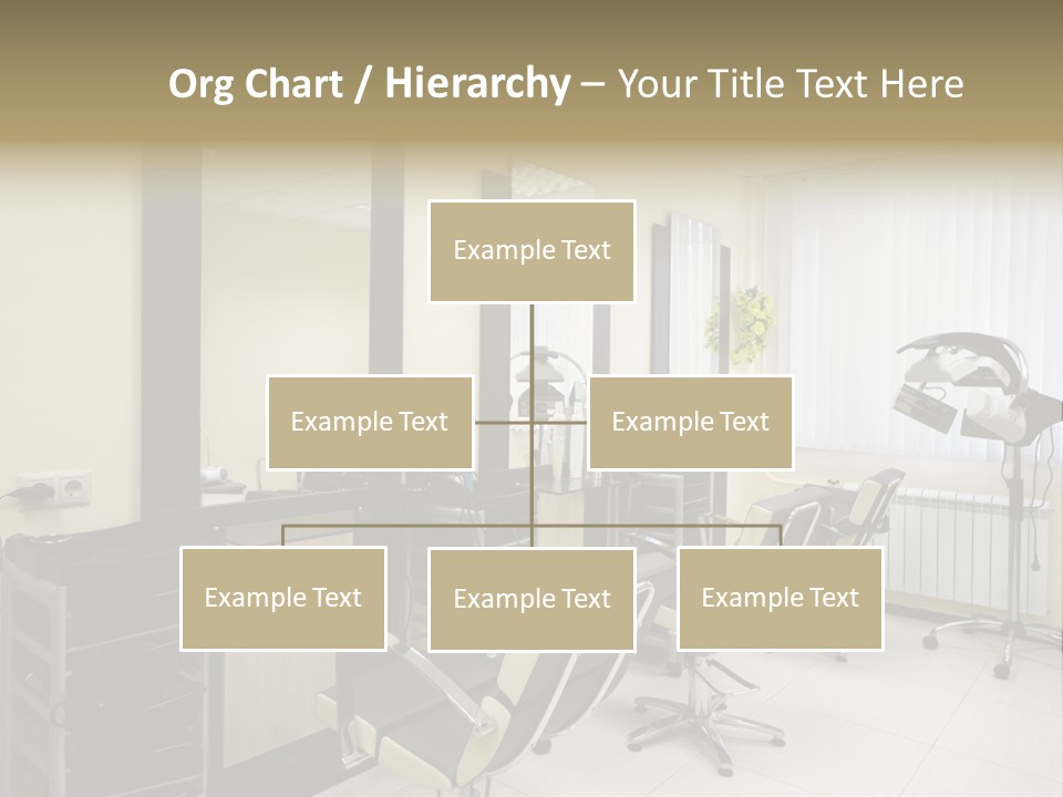 Armchair Barber Barbershop PowerPoint Template