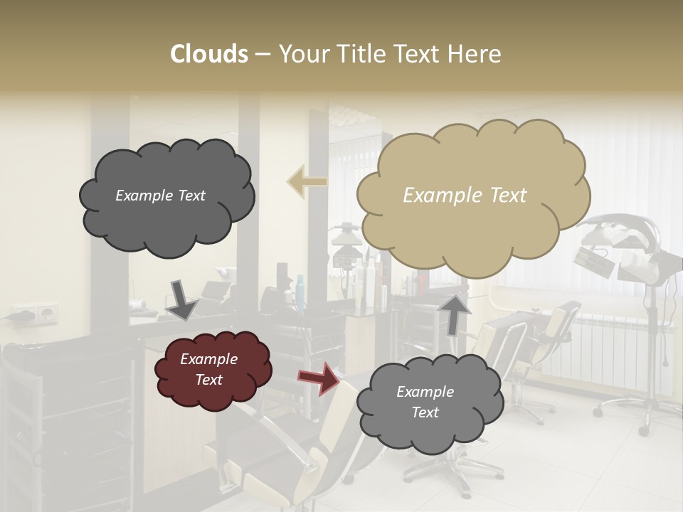 Armchair Barber Barbershop PowerPoint Template