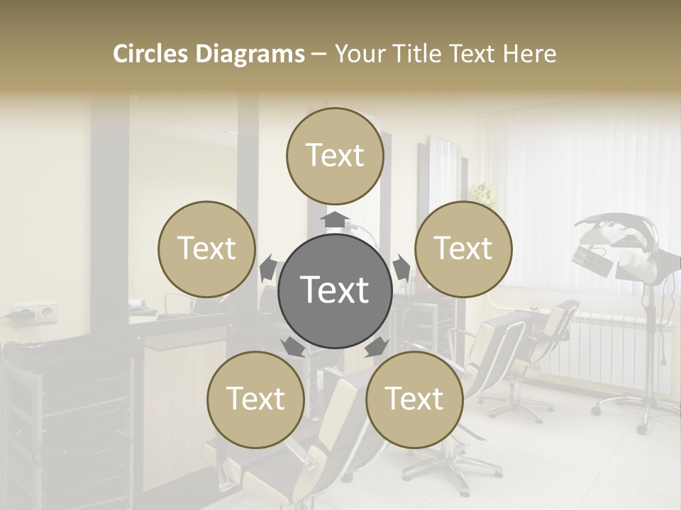 Armchair Barber Barbershop PowerPoint Template