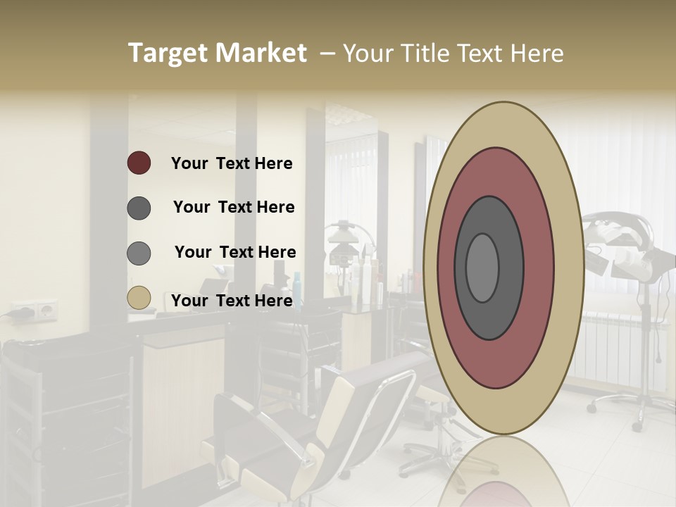 Armchair Barber Barbershop PowerPoint Template