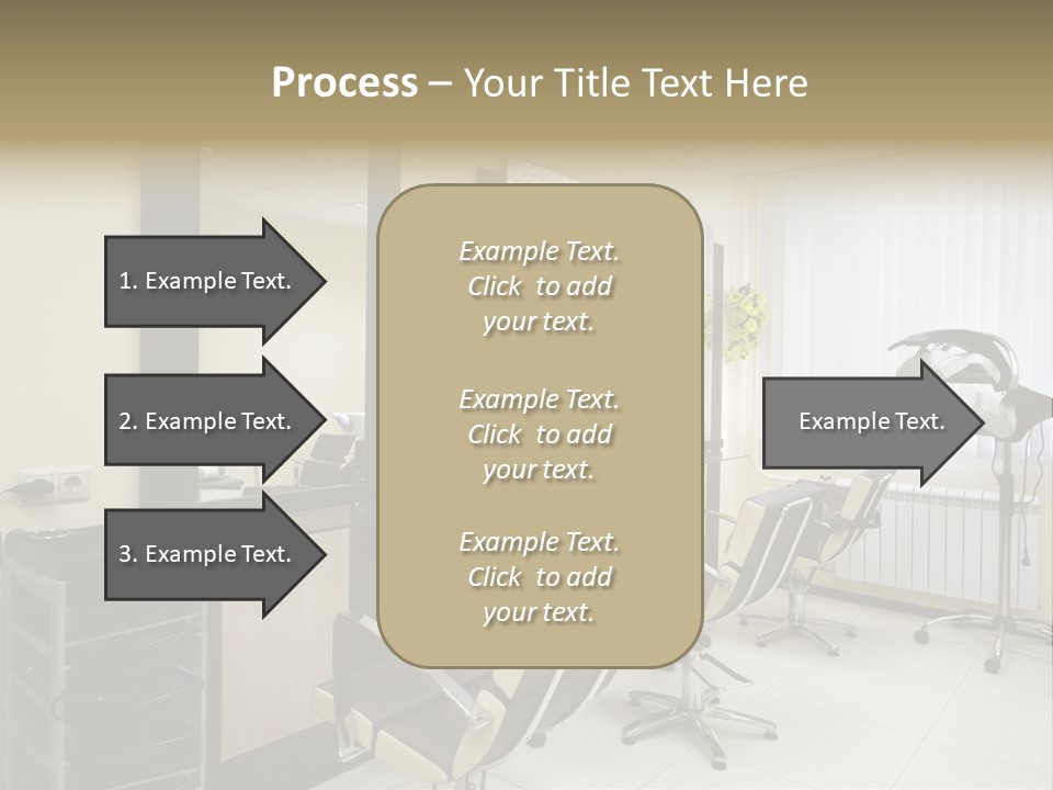 Armchair Barber Barbershop PowerPoint Template