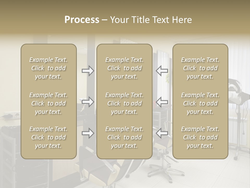 Armchair Barber Barbershop PowerPoint Template