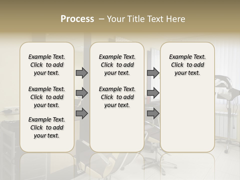 Armchair Barber Barbershop PowerPoint Template