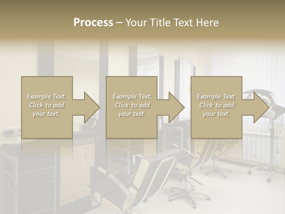 Armchair Barber Barbershop PowerPoint Template