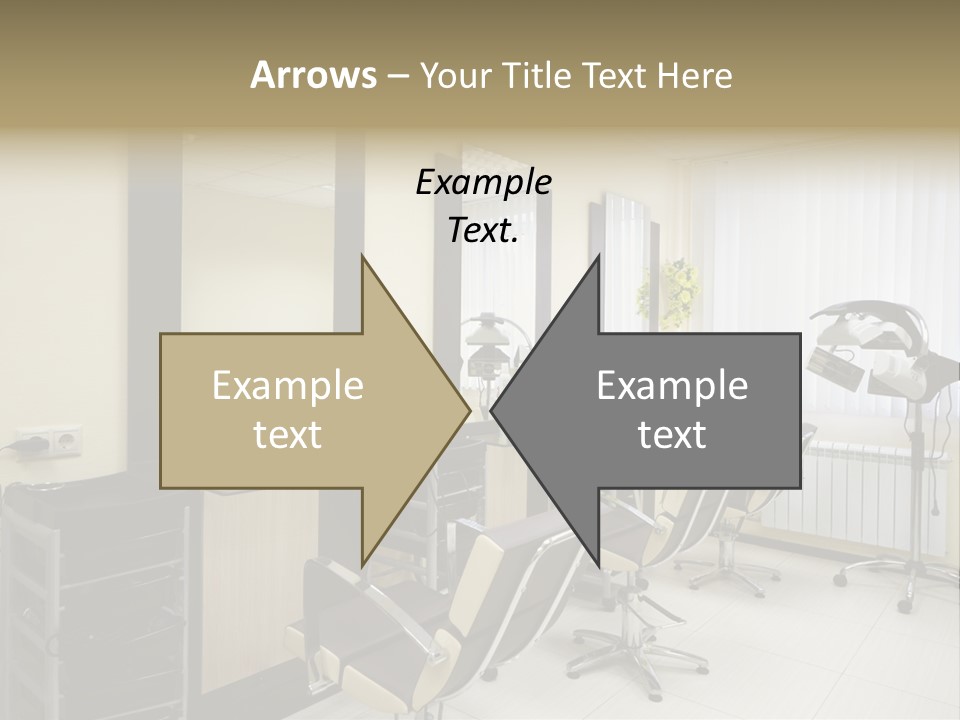 Armchair Barber Barbershop PowerPoint Template