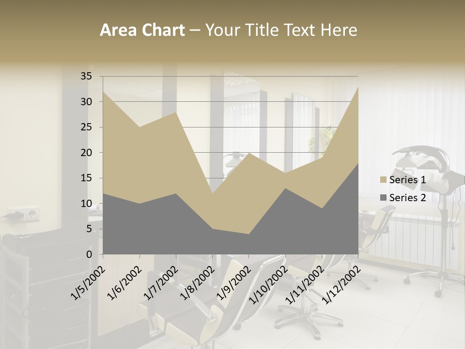 Armchair Barber Barbershop PowerPoint Template