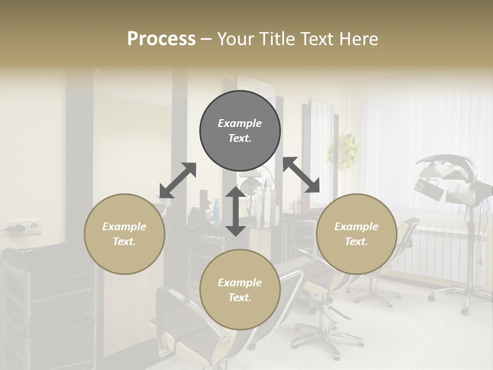 Armchair Barber Barbershop PowerPoint Template