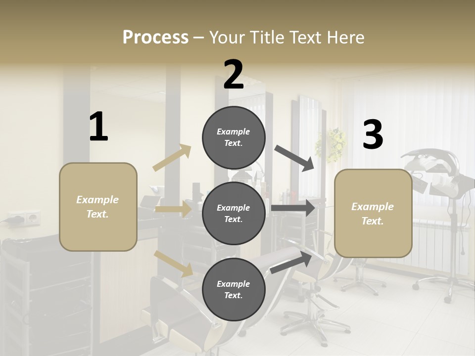 Armchair Barber Barbershop PowerPoint Template
