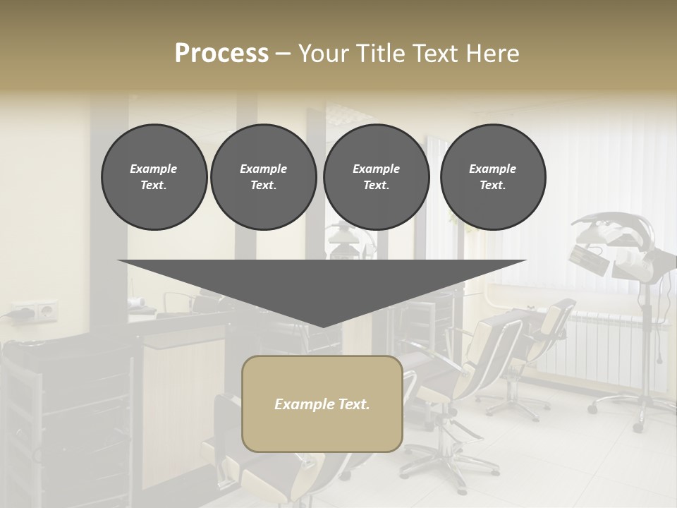Armchair Barber Barbershop PowerPoint Template
