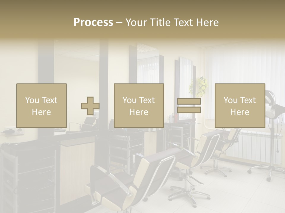 Armchair Barber Barbershop PowerPoint Template